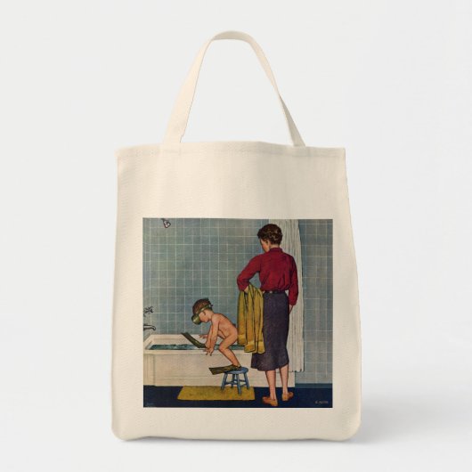 Tote Bag Scaphandre dans le baquet (Devant)