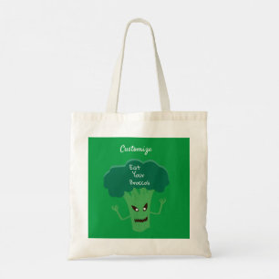 Tote Bag Scary Broccoli Thunder_Cove