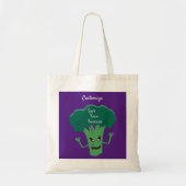 Tote Bag Scary Broccoli Thunder_Cove (Devant)