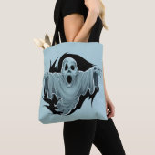 Tote Bag Scary Haunting Ghost (De près)