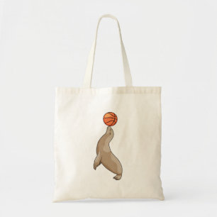 Tote Bag Sceau avec basket-ball