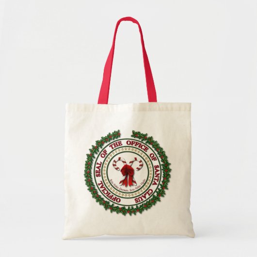 Tote Bag Sceau du Bureau du Père Noël Fourre-tout (Devant)