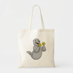 Tote Bag Sceller comme musicien avec Maracas