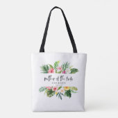 Tote Bag Scénario d'aquarelle tropicale de la mariée (Dos)