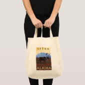 Tote Bag Scène Caribou - Sitka, Alaska (Devant (produit))