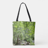 Tote Bag Scène de Forêt Verte Magique. (Dos)
