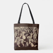 Tote Bag Scène de foule des années 1920 (Dos)