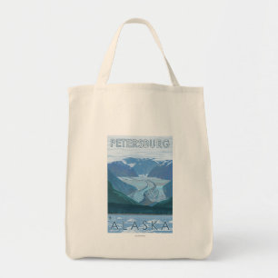 Tote Bag Scène de glacier - Pétersbourg, Alaska