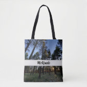 Tote Bag Scène de la nature Coucher de soleil Forêt de Kaib (Devant)