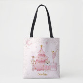 Tote Bag Scène de la suite Nutcracker rose (Devant)