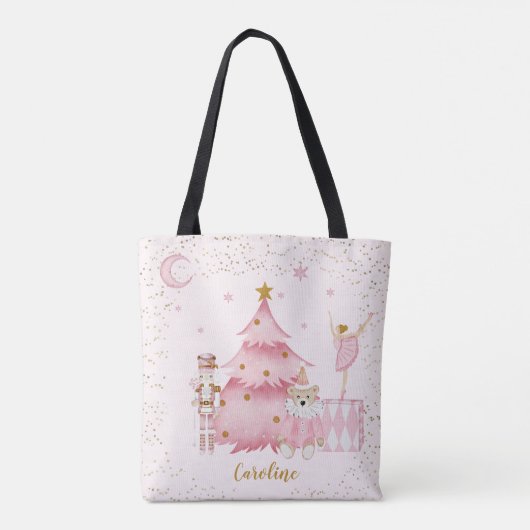 Tote Bag Scène de la suite Nutcracker rose (Dos)