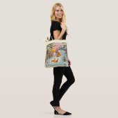 Tote Bag Scène de neige (Sur le modèle)