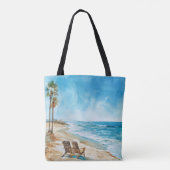 Tote Bag Scène de plage (Dos)
