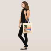 Tote Bag Scène de plage - Coffre de plage (Devant (modèle))