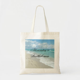 Tote Bag Scène de plage tropicale Keepsaké personnalisé
