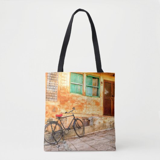 Tote Bag Scène de rue du Rajasthan : Style indien (Devant)