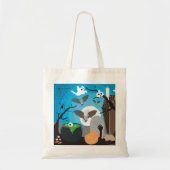 Tote Bag Scène d'Halloween (Devant)