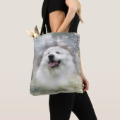 Tote Bag Scène d'hiver de Grands Pyrénées (De près)