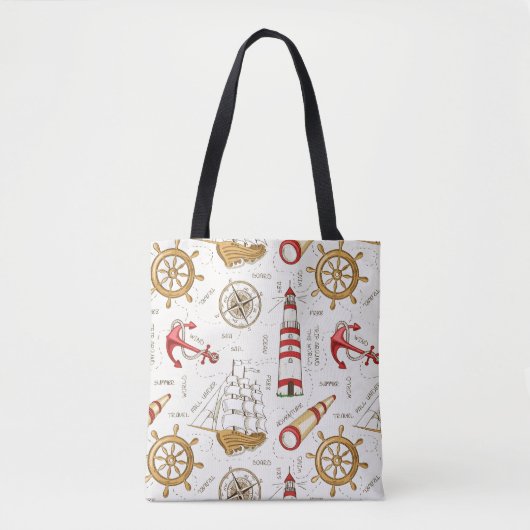 Tote Bag Scène d'océan (Devant)