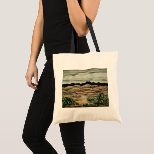 Tote Bag Scène du désert par Marsden Hartley, Art Vintage