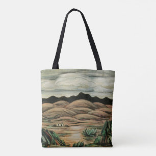 Tote Bag Scène du désert par Marsden Hartley, Art Vintage