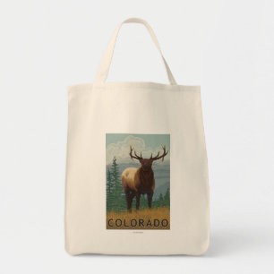 Tote Bag Scène Elk Colorado