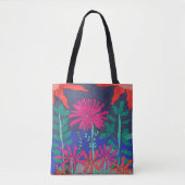 Tote Bag Scène nocturne du Jardin Flower (Devant)