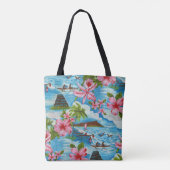 Tote Bag Scènes hawaïennes (Dos)