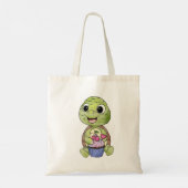 Tote Bag Schildkröte mit Muffin (Dos)