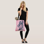 Tote Bag Schnauzer (Sur le modèle)