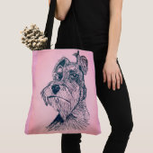 Tote Bag Schnauzer (De près)