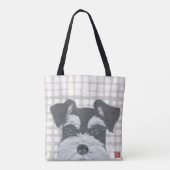 Tote Bag Schnauzer, moderne (Dos)