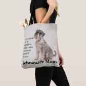 Tote Bag Schnauzer Mom Fourre-tout (De près)