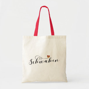 Tote Bag Schwaben Drapeau Coeur, Souabe