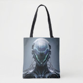Tote Bag Sci fi Assassin Cyberpunk Hunter Droid (Devant)