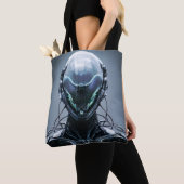Tote Bag Sci fi Assassin Cyberpunk Hunter Droid (De près)
