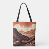 Tote Bag Sciage de paysage SF Mars 4 (Dos)