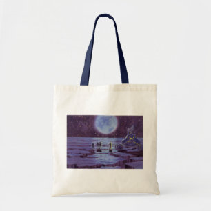 Tote Bag Science-fiction vintage Aliens de Earth Rover sur