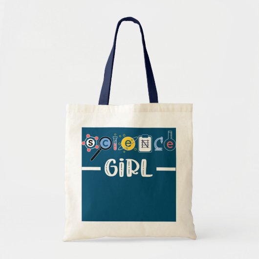 Tote Bag Science Fille Femmes En Science Femme Scientifique (Devant)