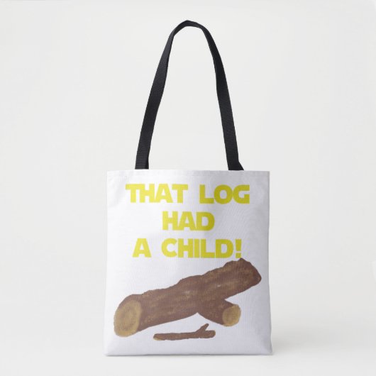Tote Bag SciFi Spoof Chemise - Ce Journal Avait Un Enfant! (Devant)
