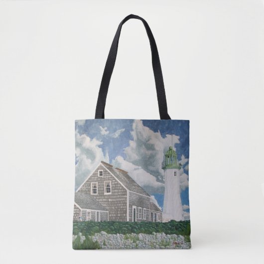 Tote Bag Scituate Lightkeeper's House (Devant)