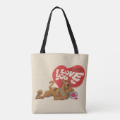 Tote Bag Scooby-Doo - Ce n'est pas un mystère... Je t'aime (Dos)