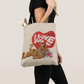 Tote Bag Scooby-Doo - Ce n'est pas un mystère... Je t'aime (De près)