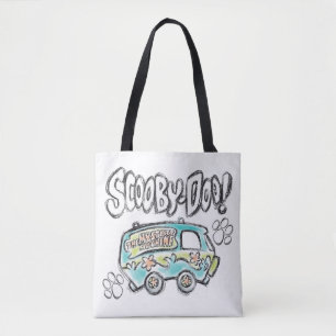 Tote Bag Scooby-Doo Croquis de machine mystère