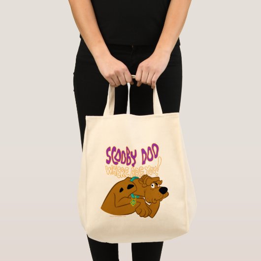 Tote Bag Scooby-Doo effrayé (Devant (produit))