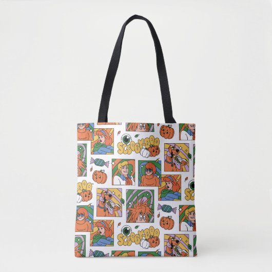 Tote Bag Scooby-Doo Halloween Photos Pattern (Devant)