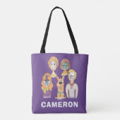 Tote Bag Scooby-Doo | Nos masques Halloween (Dos)