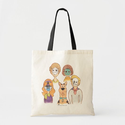 Tote Bag Scooby-Doo | Nos masques Halloween (Devant)