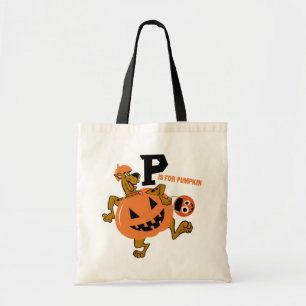 Tote Bag Scooby-Doo P est pour le Citrouille