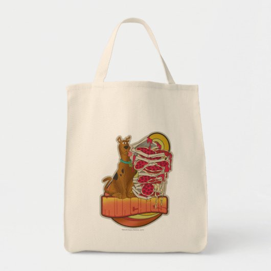 Tote Bag Scooby-Doo | Pile de Pizza "Munchies" Graphique (Devant)